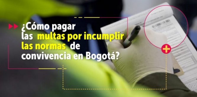 Procedimiento para pagar las multas por incumplimiento de normas en Bogotá