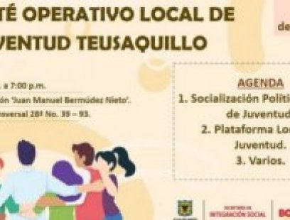 Imagen invitacion al Comite Operativo de Juventud Teusaquillo